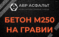 Бетон М250 на гравии в Дятлицах